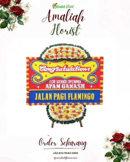 Sewa Papan Bunga Kemligi